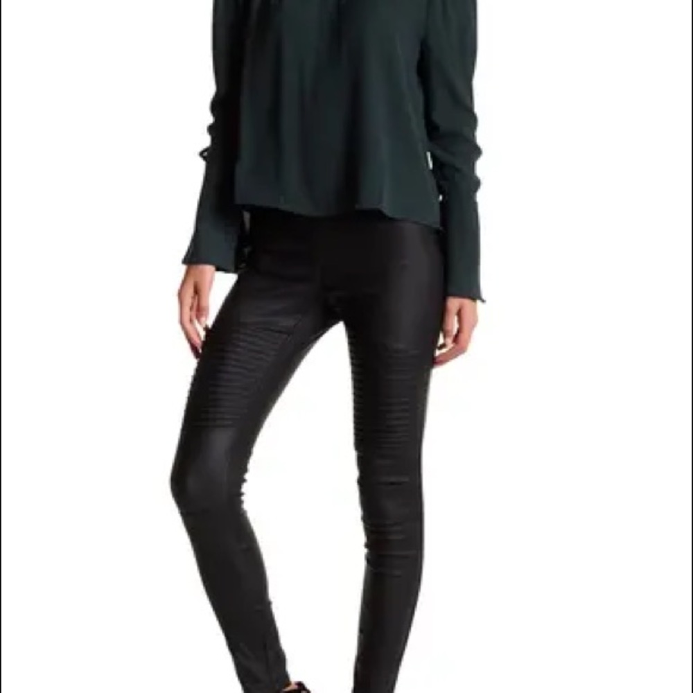 NWT Brown Ooberswank Faux Suede leggings